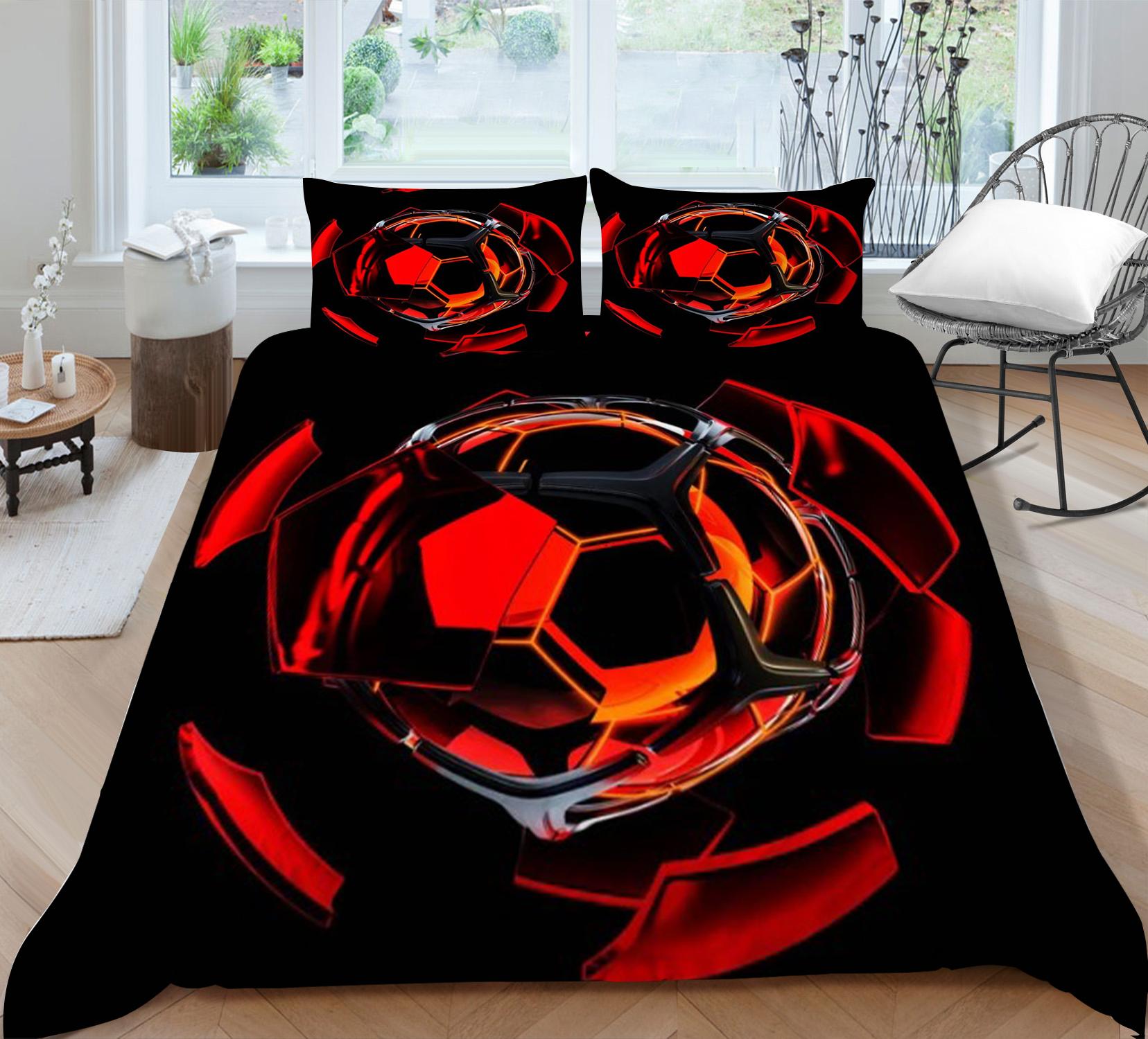 Домашний текстиль Детские постельные принадлежности Комплект 3D Футбол Печать Постельное белье Спальня Декор Микрофибра Мягкое одеяло Чехол Дышащий Single 135x200cm
Домашний текстиль Детские постельные принадлежности Комплект 3D Футбол Печать Постельное белье Спальня Декор Микрофибра Мягкое одеяло Чехол Дышащий Single 135x200cm