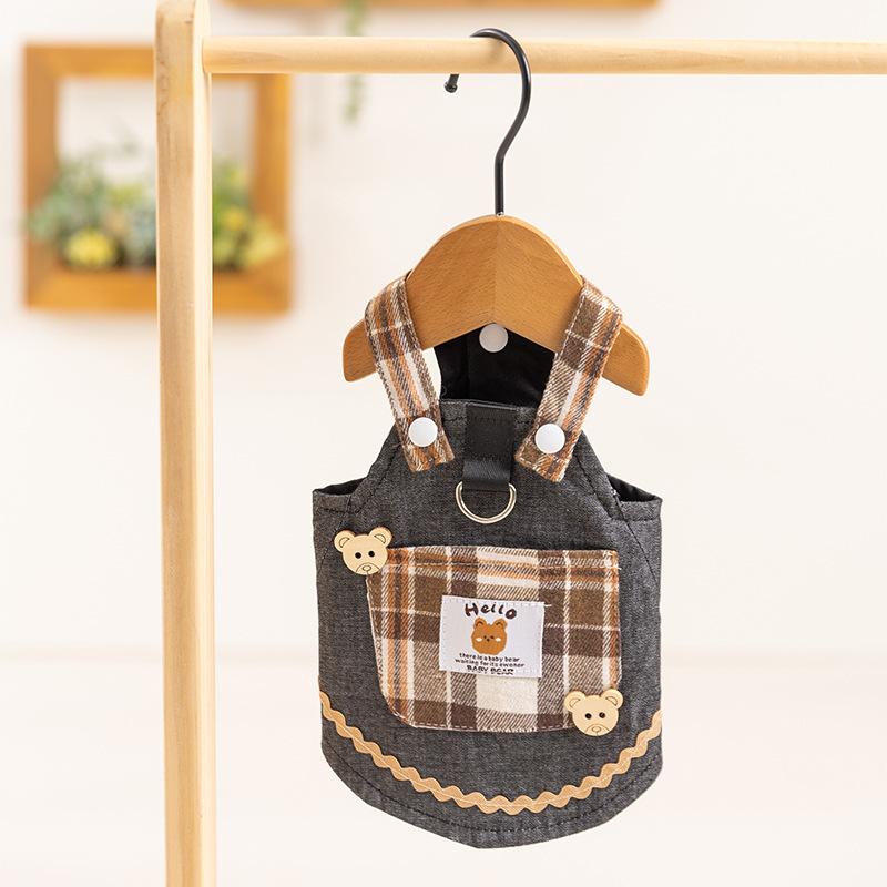 Весенне-летняя новая одежда для собак джинсовое платье тонкая весенняя одежда тедди маленькая и средняя собака одежда для питомцев XL (recommended weight 11-7.5 kg)
Весенне-летняя новая одежда для собак джинсовое платье тонкая весенняя одежда тедди маленькая и средняя собака одежда для питомцев XL (recommended weight 11-7.5 kg)