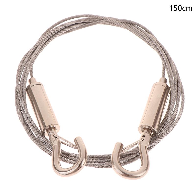 Регулируемый автоматический трос с двойным пружинным крюком, бельевая веревка, подвесной трос для картин, трос из нержавеющей стали 150CM
Регулируемый автоматический трос с двойным пружинным крюком, бельевая веревка, подвесной трос для картин, трос из нержавеющей стали 150CM
