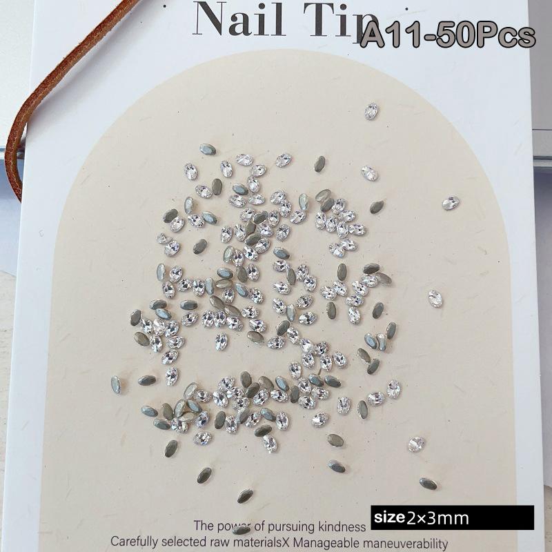 50Pcs Mini Size 3D Zircon Marquise Shape Nail Art Charms Gem Stones Accessories Nail Decorations Supplies Materials
50Pcs Mini Size 3D Zircon Marquise Shape Nail Art Charms Gem Stones Accessories Nail Decorations Supplies Materials
