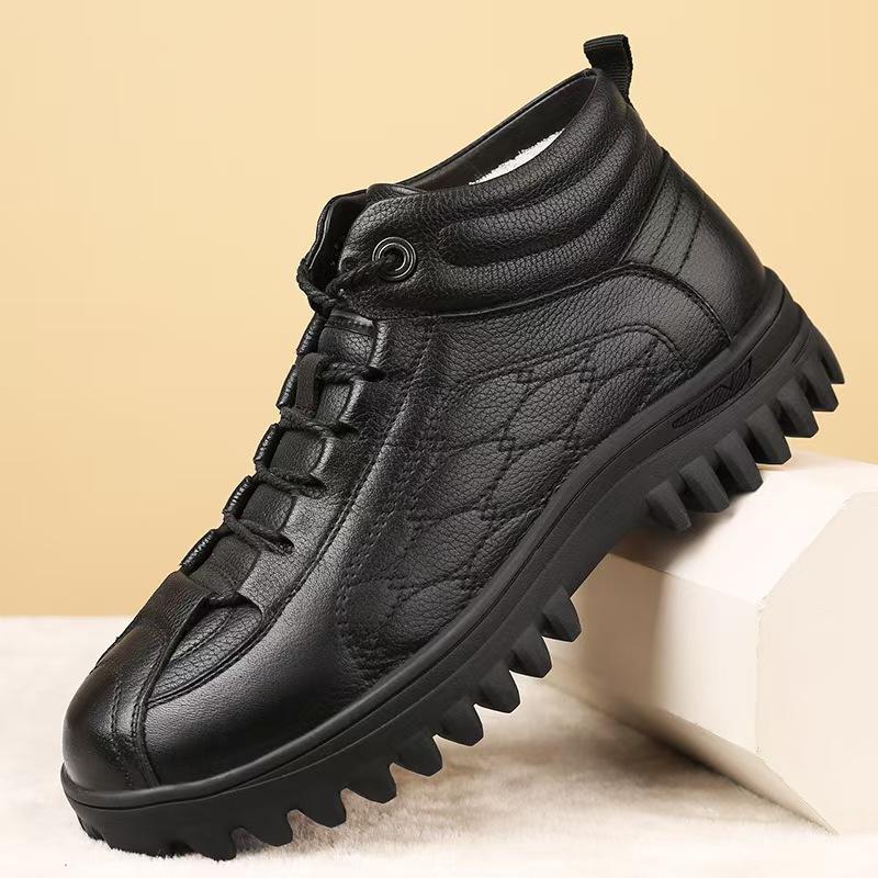 Нове чоловіче бавовняне взуття та хутро інтегрований фліс потовщені високі черевики Мартін для вулиці, холодостійкі, теплі, нековзкі снігові чоботи 44 чорний
Нове чоловіче бавовняне взуття та хутро інтегрований фліс потовщені високі черевики Мартін для вулиці, холодостійкі, теплі, нековзкі снігові чоботи 44 чорний