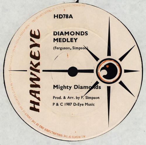 12inch Record MIGHTY DIAMONDS / COCOA TEA - Diamonds Medley / My Time HD78 Hawkeye 1987 UK Reggae, Ska & Dub Used
12inch Record MIGHTY DIAMONDS / COCOA TEA - Diamonds Medley / My Time HD78 Hawkeye 1987 UK Reggae, Ska & Dub Used