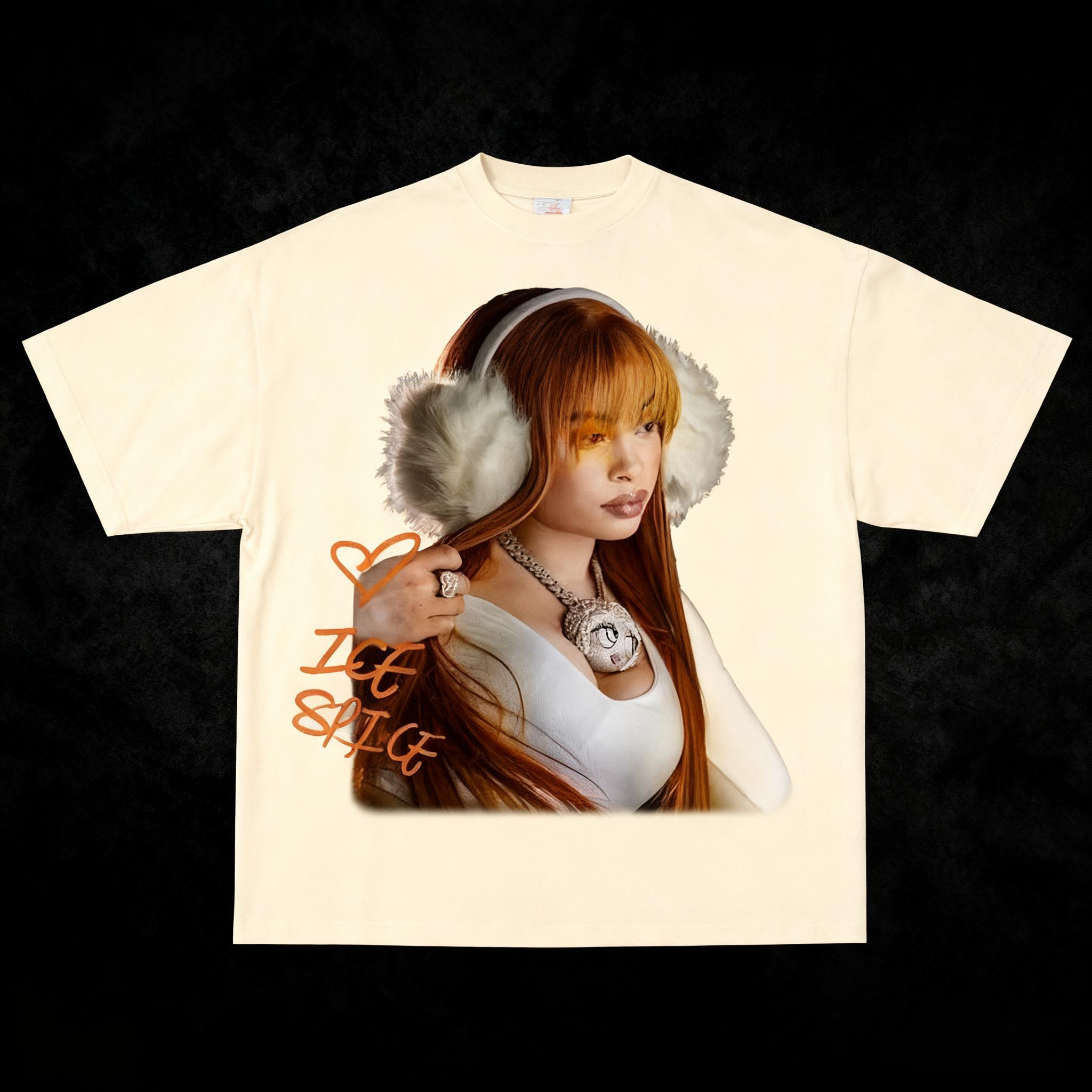 American Street Trend Ice Spice Girl Pattern T-shirt Women s T-shirt Summer New Men s and Women s Streetwear S
American Street Trend Ice Spice Girl Pattern T-shirt Women s T-shirt Summer New Men s and Women s Streetwear S