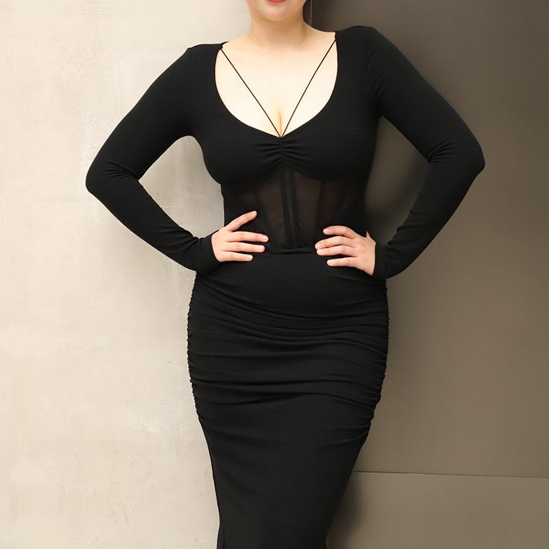 Черное платье с длинными рукавами Fishbone Annual Party Spice Wrap Slim Dress XS чёрный
Черное платье с длинными рукавами Fishbone Annual Party Spice Wrap Slim Dress XS чёрный