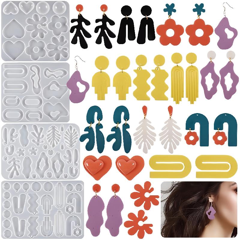 ZDQ Silicone Mold For Geometry Pendant Earrings Making Handmade DIY Tool UV Epoxy Resin Silicone Moulds
ZDQ Silicone Mold For Geometry Pendant Earrings Making Handmade DIY Tool UV Epoxy Resin Silicone Moulds