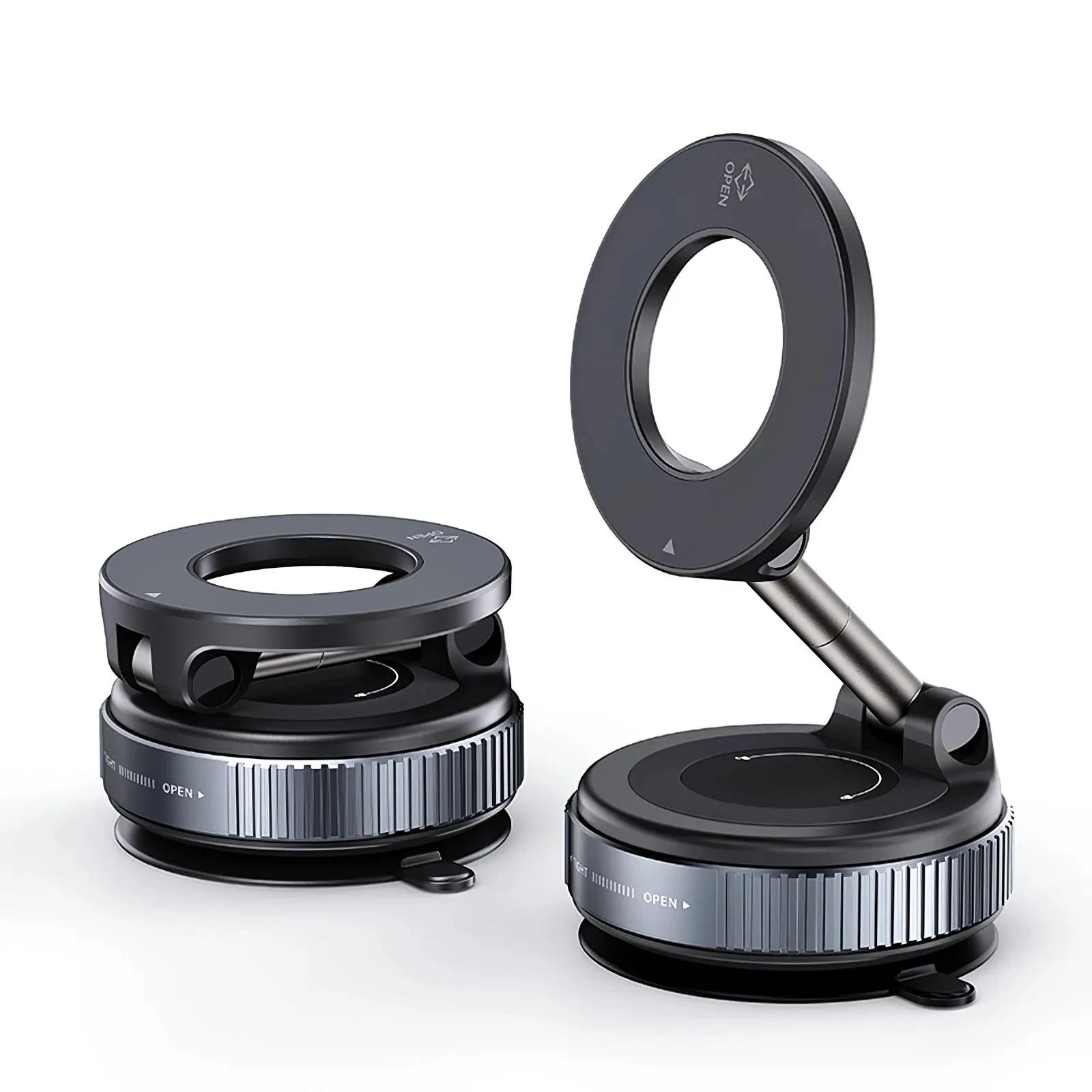 Car Phone Magnetic Stand Mechanical, 360° Rotatable And Foldable Design, Equipped with a Vacuum Suction Cup, for Car Dashboards чёрный
Car Phone Magnetic Stand Mechanical, 360° Rotatable And Foldable Design, Equipped with a Vacuum Suction Cup, for Car Dashboards чёрный
