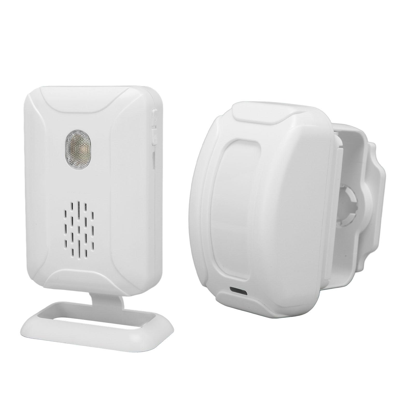 Добро пожаловать Дверной звонок Датчик движения Регулируемая громкость Оповещение о входе Беспроводной инфракрасный дверной звонок со светодиодом
Добро пожаловать Дверной звонок Датчик движения Регулируемая громкость Оповещение о входе Беспроводной инфракрасный дверной звонок со светодиодом