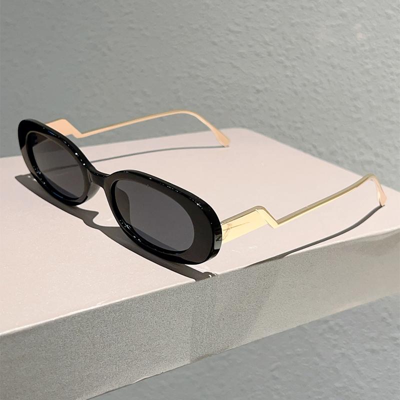 KAMMPT Cute Oval Sunglasses Women Fashion 2025 New Candy Color Rim Decor Sun Glasses Trendy Korean Style Outdoor Casual Shades as picture shows
KAMMPT Cute Oval Sunglasses Women Fashion 2025 New Candy Color Rim Decor Sun Glasses Trendy Korean Style Outdoor Casual Shades as picture shows
