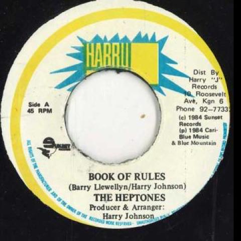 7-дюймовая пластинка HEPTONES Book Of Rules Версия нет Harry J 1973 Ямайка Регги Ска Даб
7-дюймовая пластинка HEPTONES Book Of Rules Версия нет Harry J 1973 Ямайка Регги Ска Даб