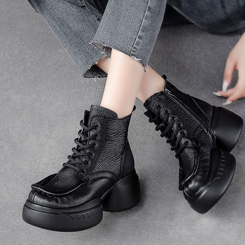 2025 autumn and winter thick-soled high-heeled round head retro ethnic mother shoes genuine leather handmade short boots single boots women s boots 35 коричневый
2025 autumn and winter thick-soled high-heeled round head retro ethnic mother shoes genuine leather handmade short boots single boots women s boots 35 коричневый