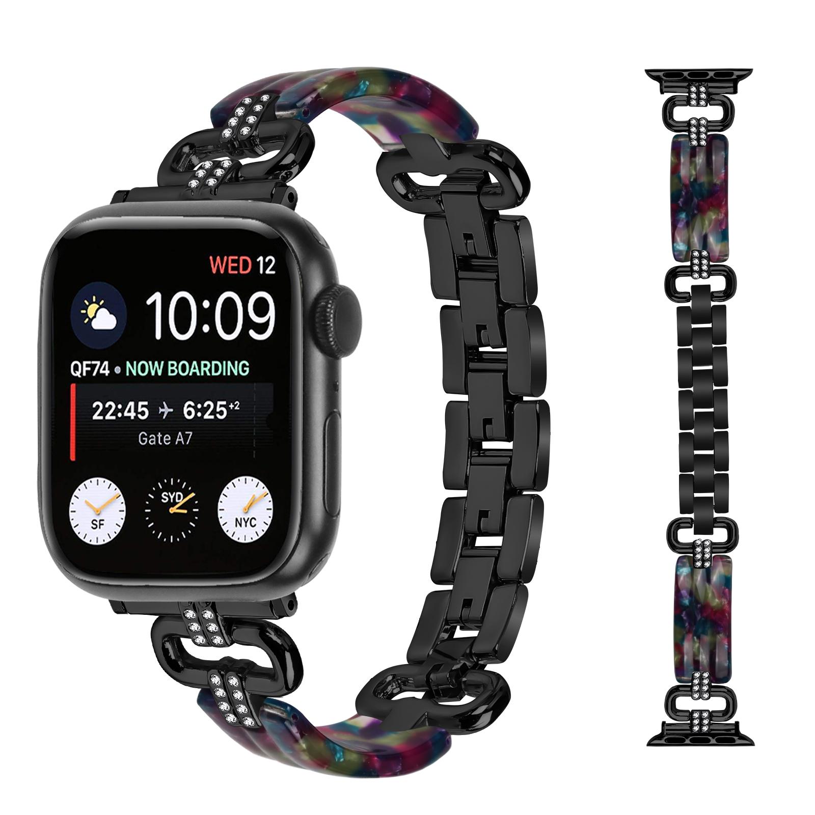 Watch Band for Apple Watch Series 10 42mm/9 8 7 41mm/SE (2023) SE (2022) SE 6 5 4 40mm/3 2 1 38mm Resin Wrist Strap Rose Gold+Pink
Watch Band for Apple Watch Series 10 42mm/9 8 7 41mm/SE (2023) SE (2022) SE 6 5 4 40mm/3 2 1 38mm Resin Wrist Strap Rose Gold+Pink