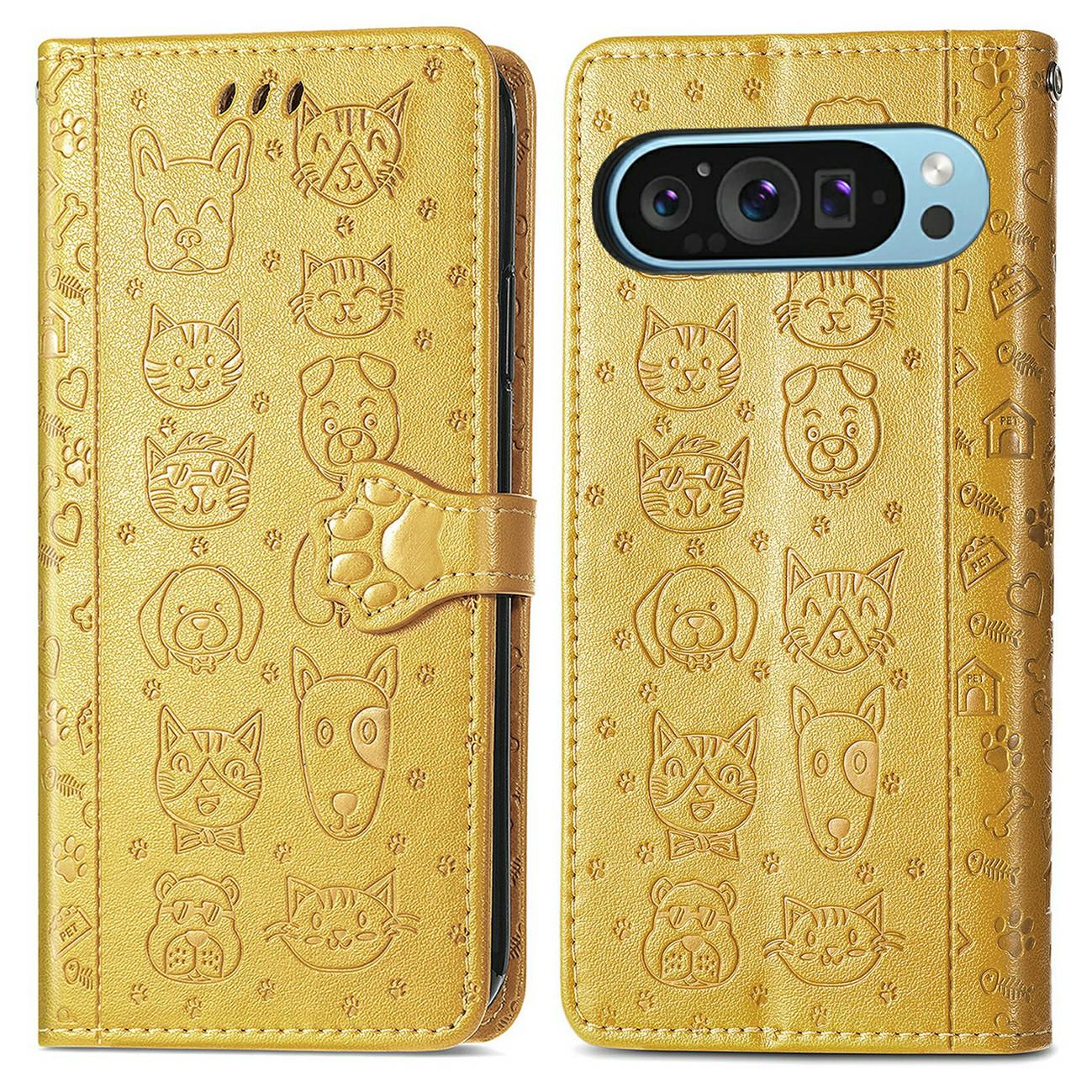 For Google Pixel 10 Pro XL/9 Pro XL Case Leather Wallet Flip Phone Cover Cute Cat Dog Pattern Yellow
For Google Pixel 10 Pro XL/9 Pro XL Case Leather Wallet Flip Phone Cover Cute Cat Dog Pattern Yellow