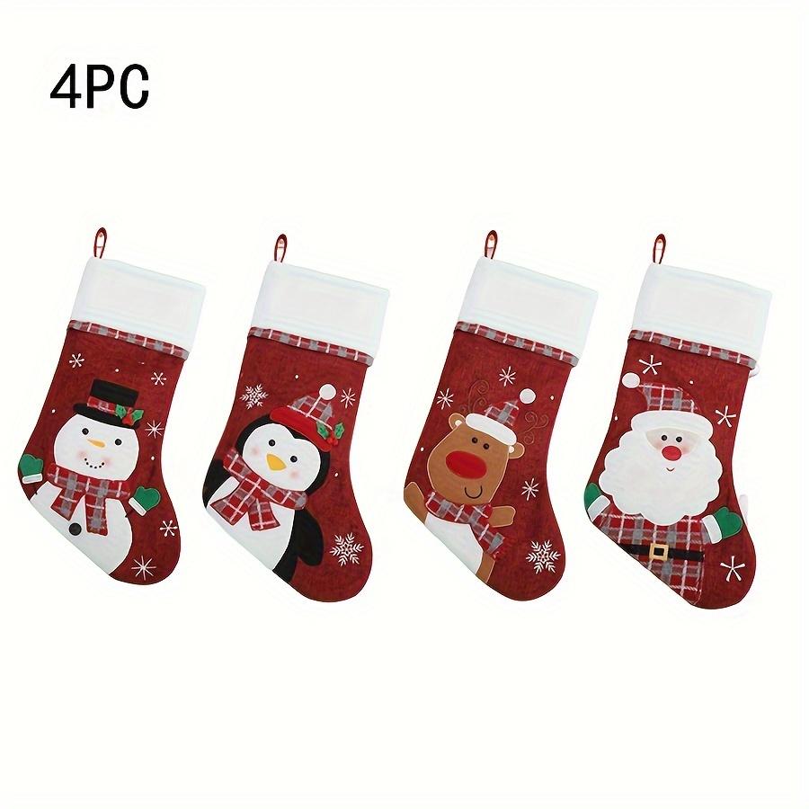 4 шт. Классические рождественские чулки, Полиэстеровый праздничный декор с дизайнами Санты, Снеговика, Оленя, Пингвина, Деревенское рождественское украшение, Рождественские украшения 4pcs
4 шт. Классические рождественские чулки, Полиэстеровый праздничный декор с дизайнами Санты, Снеговика, Оленя, Пингвина, Деревенское рождественское украшение, Рождественские украшения 4pcs