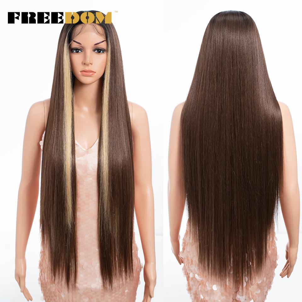 FREEDOM Synthetic Lace Front Wigs For Women 36 inch Long Straight 13X4 Lace Front Wig Ombre Blonde Red Highlight Cosplay Wig (as the picture,13X6X1 T Lace Wig&36inches)
FREEDOM Synthetic Lace Front Wigs For Women 36 inch Long Straight 13X4 Lace Front Wig Ombre Blonde Red Highlight Cosplay Wig (as the picture,13X6X1 T Lace Wig&36inches)