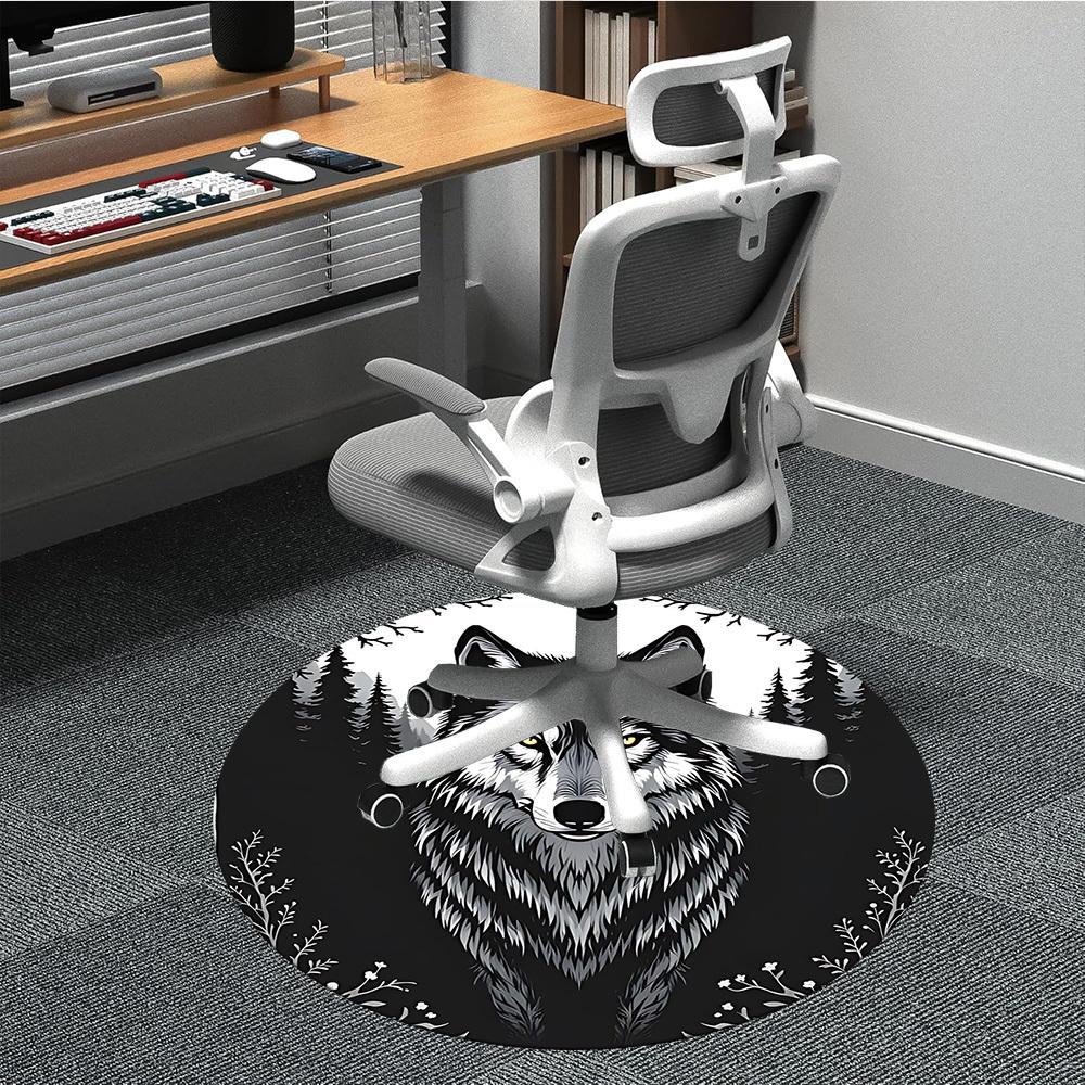 1pc Wolf Forest Nature Chair Carpet for Office, Non-slip, Soft and Durable Office Rug for Decoration, Perfect for Office yy251229185 80cm by 80cm
1pc Wolf Forest Nature Chair Carpet for Office, Non-slip, Soft and Durable Office Rug for Decoration, Perfect for Office yy251229185 80cm by 80cm