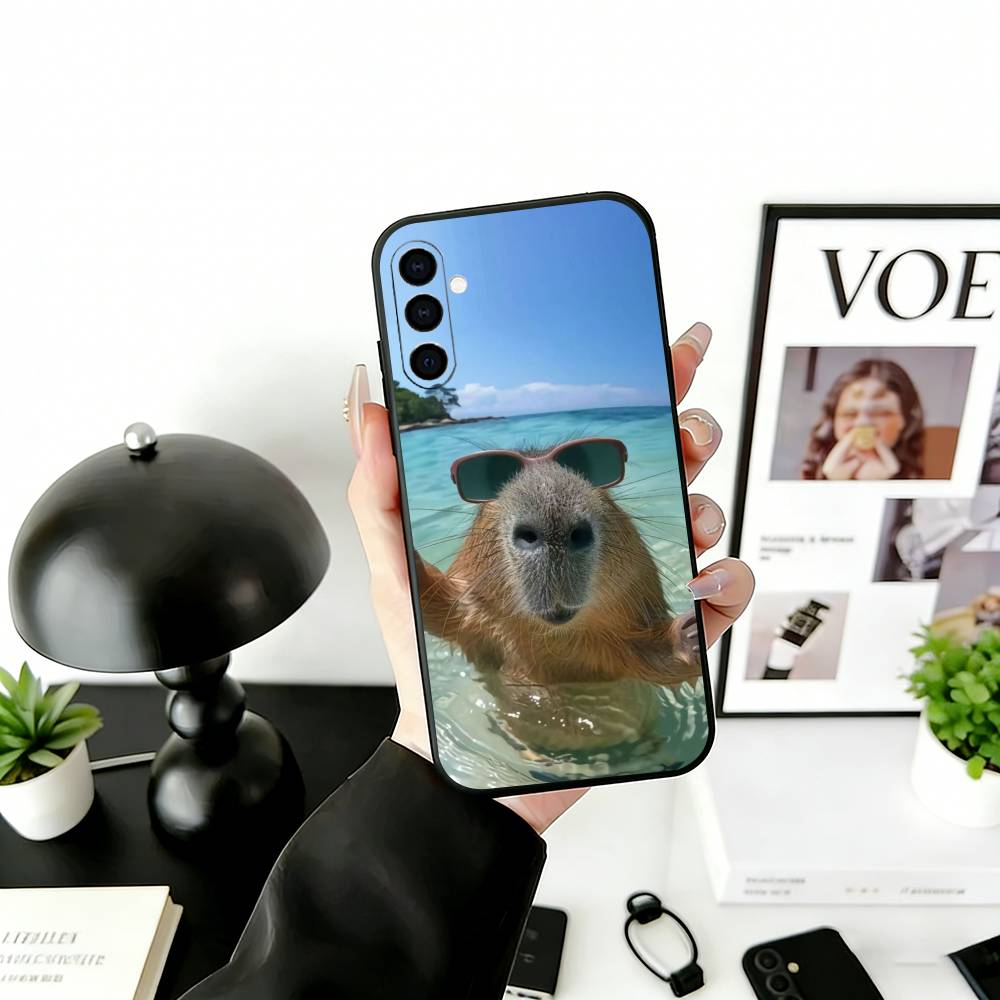 Cute capybara Phone Case For Samsung Galaxy A73,A72,A71,A70,A53,A52,A51,Others Soft Black Cover Samsung a30 a20
Cute capybara Phone Case For Samsung Galaxy A73,A72,A71,A70,A53,A52,A51,Others Soft Black Cover Samsung a30 a20