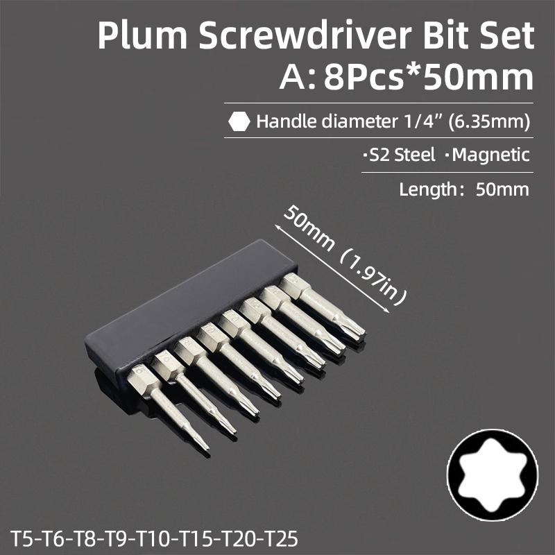 Набор сверл с защитой от несанкционированного доступа, магнитные биты для отверток, шестигранный хвостовик 1/4 дюйма, отвертка из стали S2 50/150 мм, ручной инструмент T6-T40
Набор сверл с защитой от несанкционированного доступа, магнитные биты для отверток, шестигранный хвостовик 1/4 дюйма, отвертка из стали S2 50/150 мм, ручной инструмент T6-T40