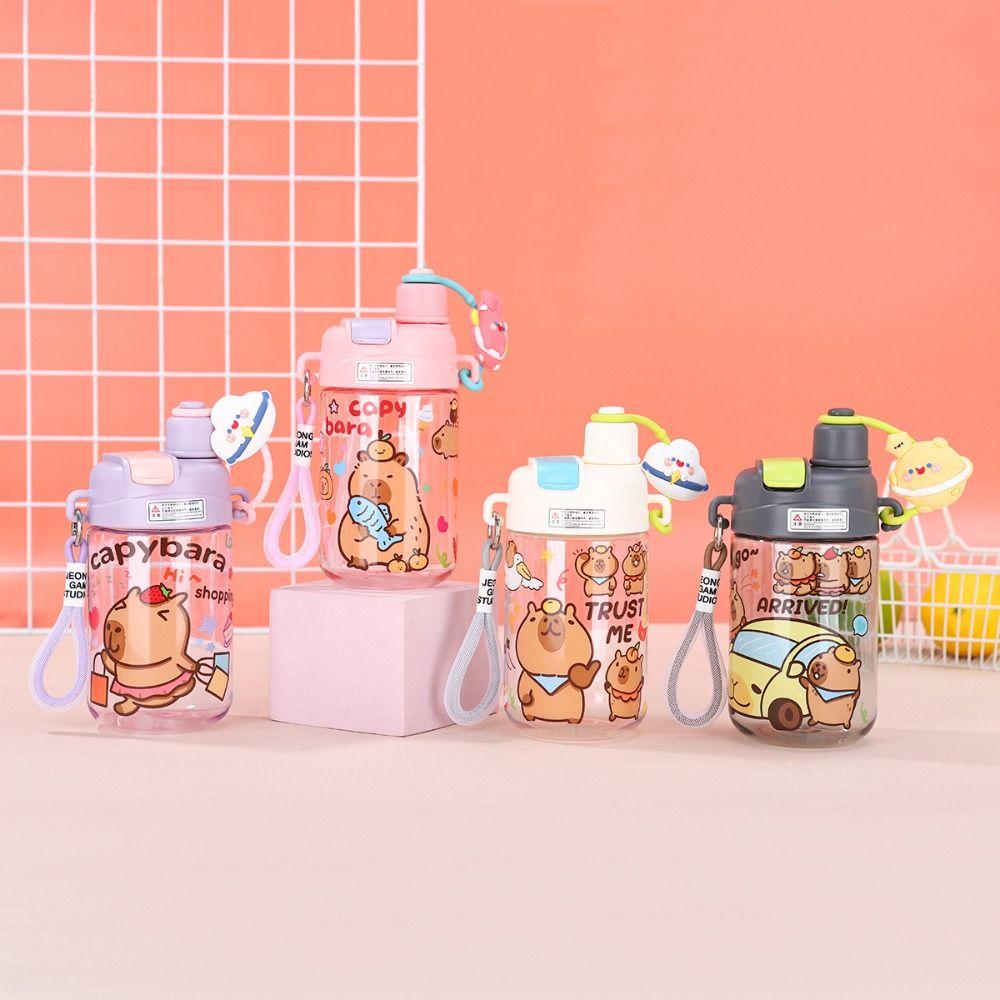 Cute Transparent Plastic Cup 500ml Capybara Drinking Bottle Sport Water Bottle Coffee Cups Pink - Style B
Cute Transparent Plastic Cup 500ml Capybara Drinking Bottle Sport Water Bottle Coffee Cups Pink - Style B