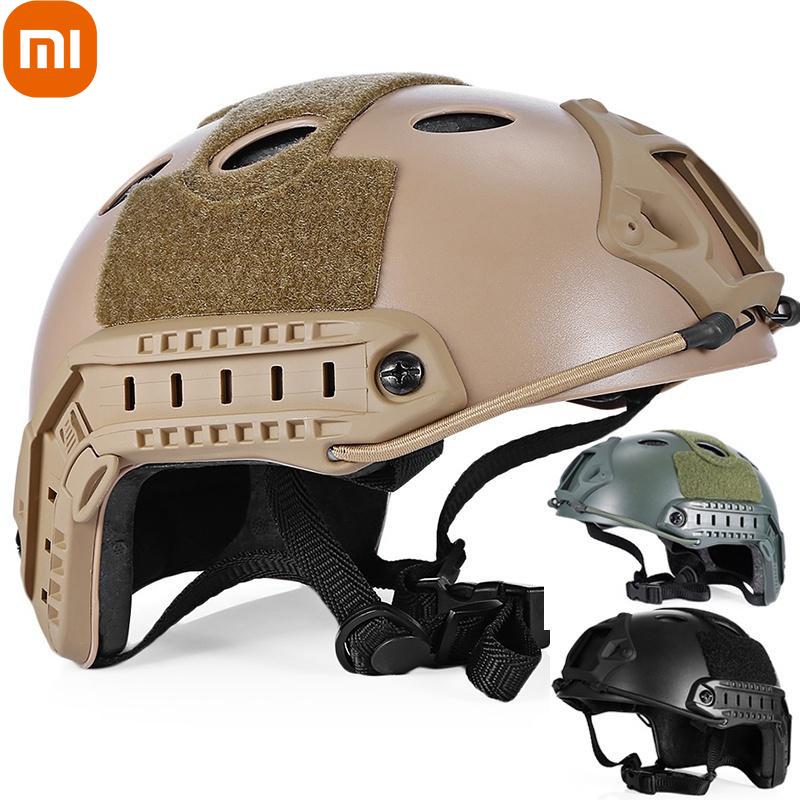 Военный тактический шлем Xiaomi, боевое снаряжение Live CS, стрельба по пейнтболу AirSoft, шлем защитного снаряжения, для взрослых
Военный тактический шлем Xiaomi, боевое снаряжение Live CS, стрельба по пейнтболу AirSoft, шлем защитного снаряжения, для взрослых