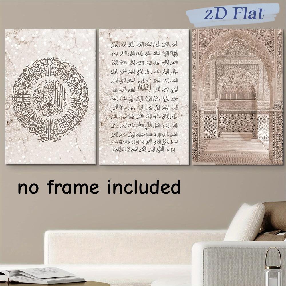 3-piece set of modern minimalist Arabic calligraphy decoration paintings, living room, study, office frameless canvas hanging pa (as the picture,20x30cm-3pcs)
3-piece set of modern minimalist Arabic calligraphy decoration paintings, living room, study, office frameless canvas hanging pa (as the picture,20x30cm-3pcs)