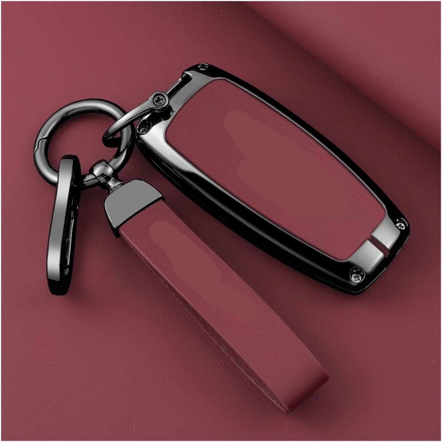 Zinc Alloy +Leather Car Key Case Cover Shell Compatible for Genesis G80 GV70 GV80 GV90 2020 2021 2022 Protector Shell Keychain Accessories(E-grey E-red Chain
Zinc Alloy +Leather Car Key Case Cover Shell Compatible for Genesis G80 GV70 GV80 GV90 2020 2021 2022 Protector Shell Keychain Accessories(E-grey E-red Chain