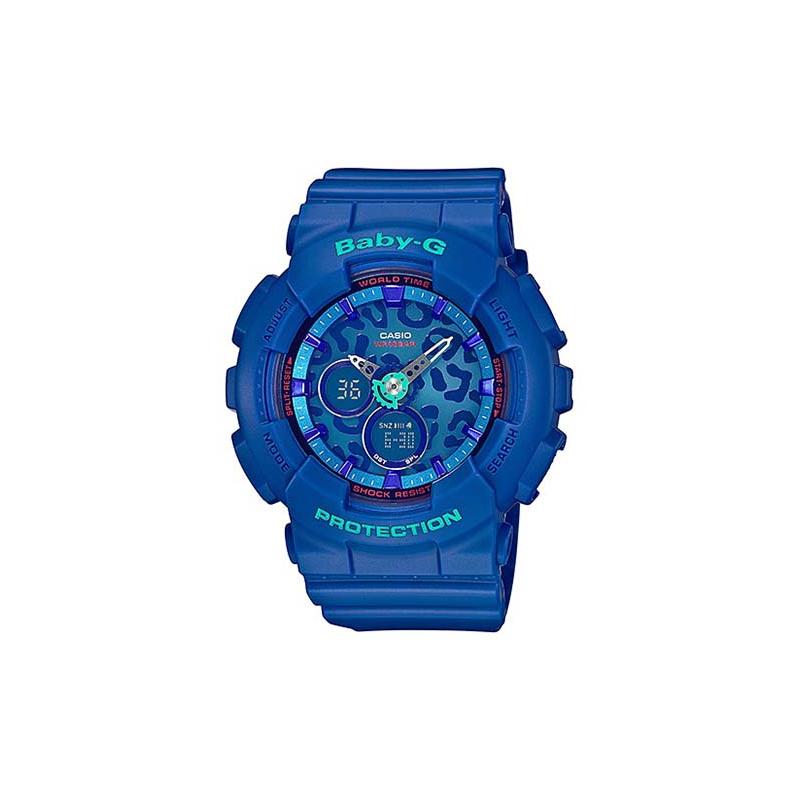 Casio BABY-G series leopard print sports waterproof quartz movement resin strap Japanese and Korean watch women s watch blue dial BA-120LP-2A синий
Casio BABY-G series leopard print sports waterproof quartz movement resin strap Japanese and Korean watch women s watch blue dial BA-120LP-2A синий