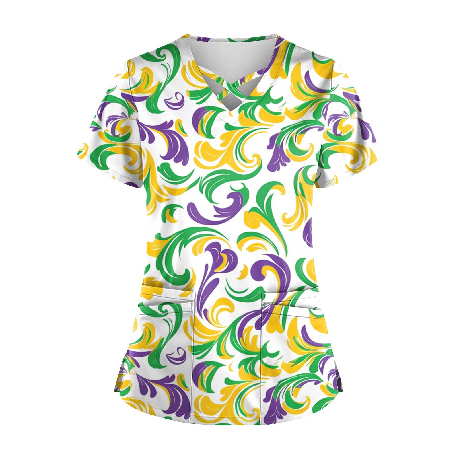 Жіночий карнавальний топ із карнавальним принтом із V-подібним вирізом і кишеньковим рукавом XL жовтий
Жіночий карнавальний топ із карнавальним принтом із V-подібним вирізом і кишеньковим рукавом XL жовтий