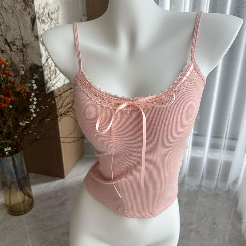 Pure Desire Slim-Fit Spicy Camisole with Chest Pads and Lace Trim Bow for Women One Size рожевий
Pure Desire Slim-Fit Spicy Camisole with Chest Pads and Lace Trim Bow for Women One Size рожевий
