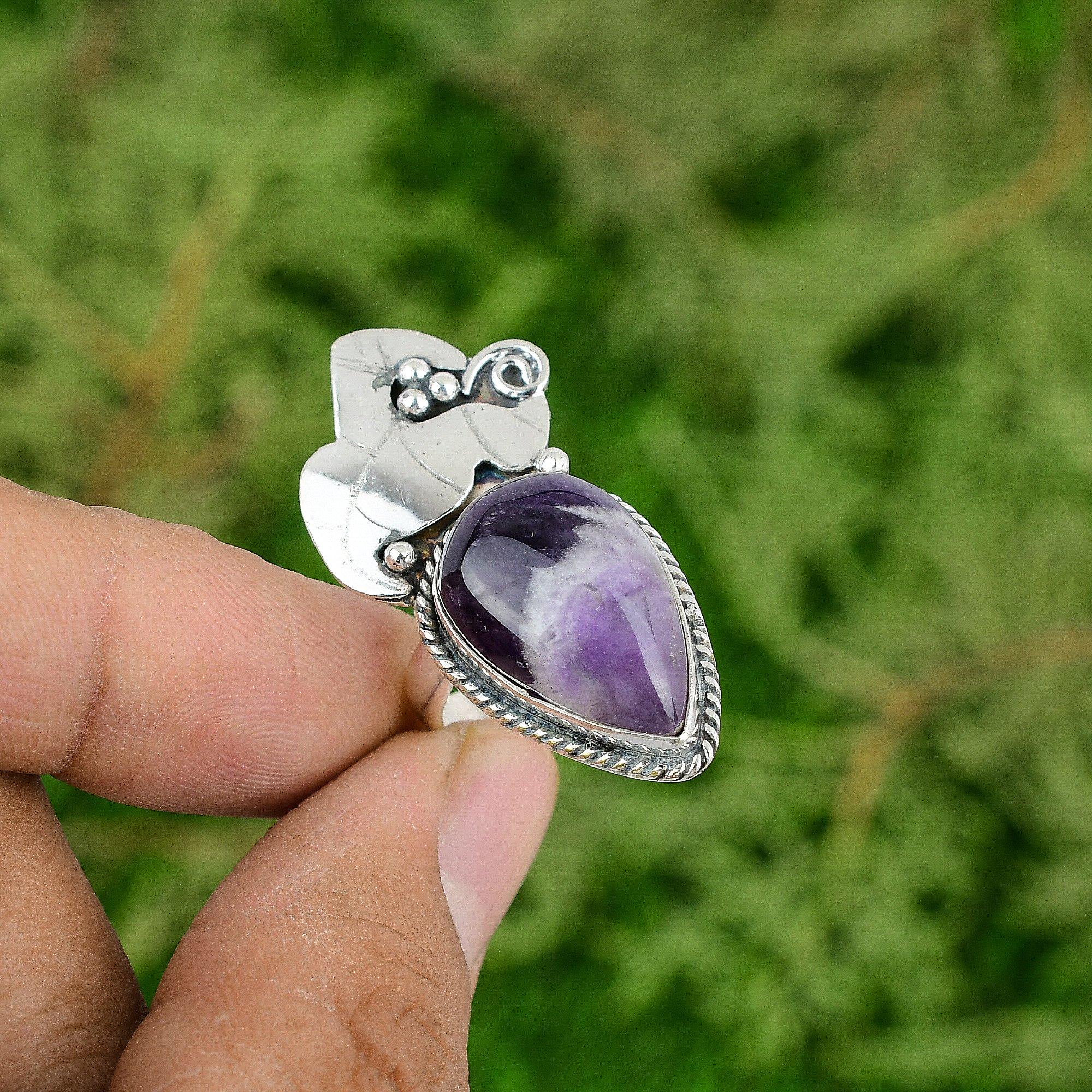 Pear Chevron Amethyst Gemstone Sister Stackable Ring Size 7 925 Sterling Silver 7
Pear Chevron Amethyst Gemstone Sister Stackable Ring Size 7 925 Sterling Silver 7