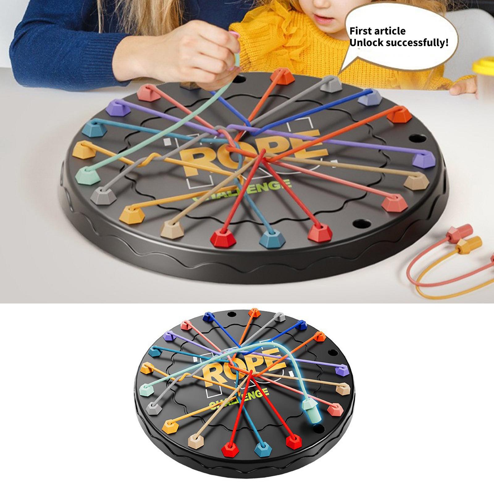 Unraveling Rope Puzzle Game Toy for Kids Stimulate Intelligence and Hands On Skill for Parents Children Party Activity
Unraveling Rope Puzzle Game Toy for Kids Stimulate Intelligence and Hands On Skill for Parents Children Party Activity