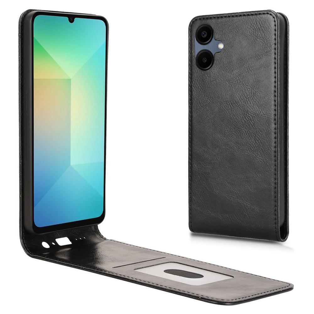 Чехол для Samsung Galaxy A06 4G с отделением для карт, магнитный вертикальный откидной кожаный чехол для телефона Black
Чехол для Samsung Galaxy A06 4G с отделением для карт, магнитный вертикальный откидной кожаный чехол для телефона Black