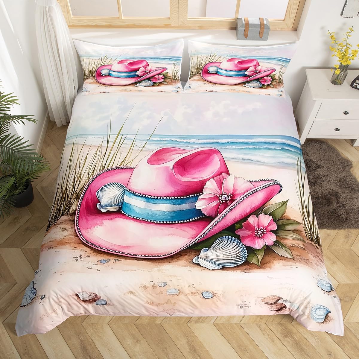 Hat Duvet Cover for Kids Boys Girls Queen Size Lightweight Down Quilt Covers Bedroom Decor 2 Pillowcases 1 Duvet Cover No Quilt (135x200cm)
Hat Duvet Cover for Kids Boys Girls Queen Size Lightweight Down Quilt Covers Bedroom Decor 2 Pillowcases 1 Duvet Cover No Quilt (135x200cm)