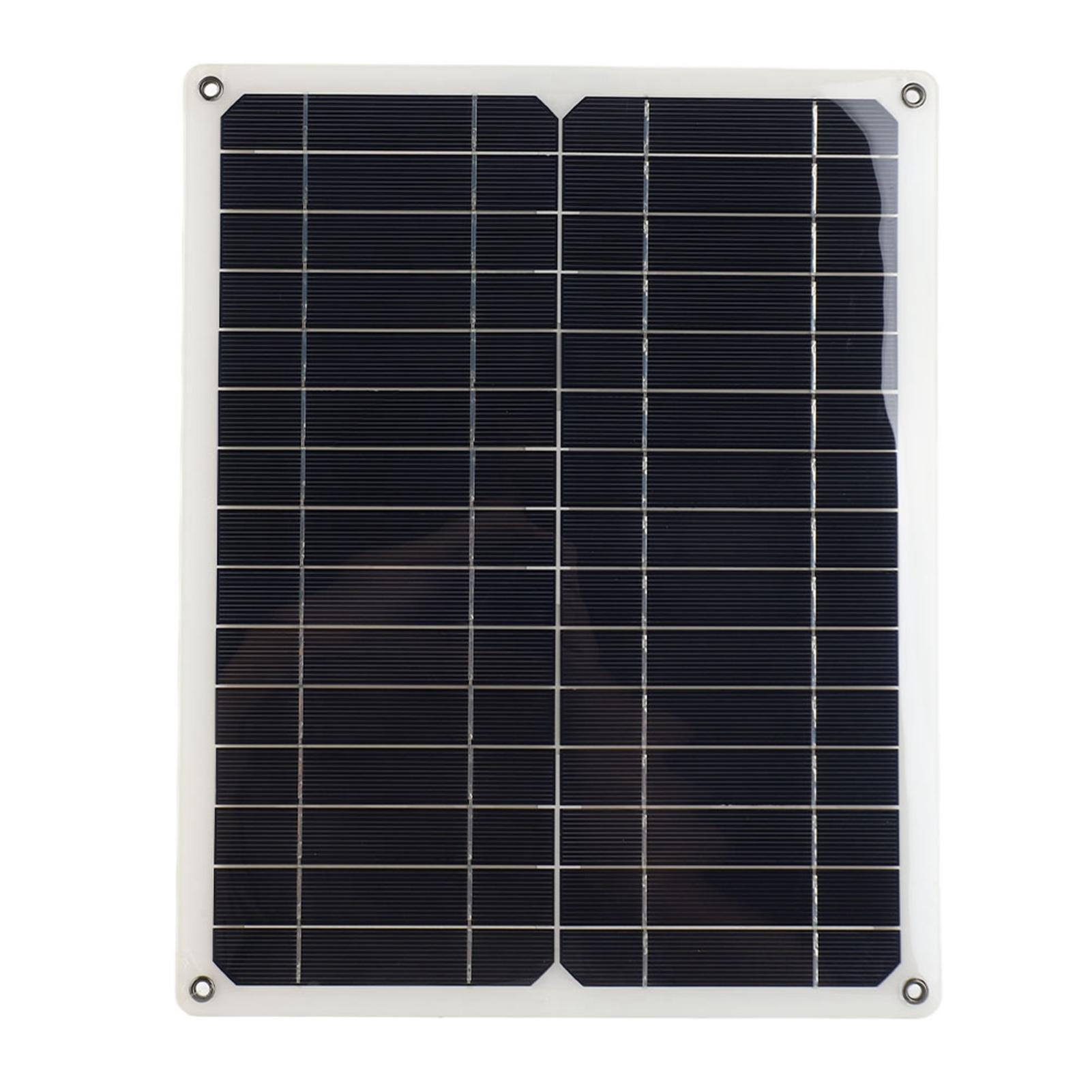 15 Вт Высокоэффективная наружная солнечная панель Портативное мобильное зарядное устройство 5 В USB-выход
15 Вт Высокоэффективная наружная солнечная панель Портативное мобильное зарядное устройство 5 В USB-выход