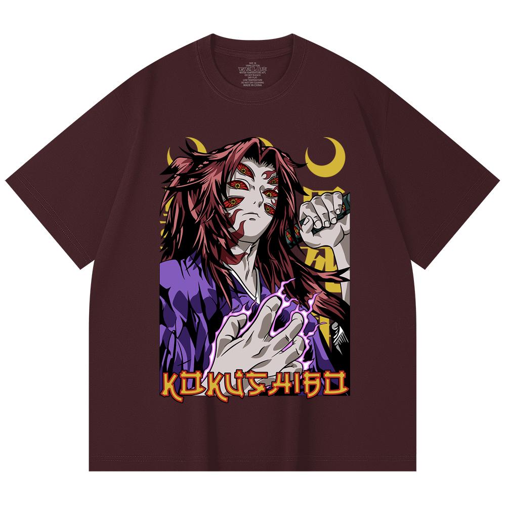 230 Gsm 100% Cotton Demon Slayer V105 Kokushibo Print Unisex Heavy Cotton T Shirt 2XL вина червоного кольору
230 Gsm 100% Cotton Demon Slayer V105 Kokushibo Print Unisex Heavy Cotton T Shirt 2XL вина червоного кольору