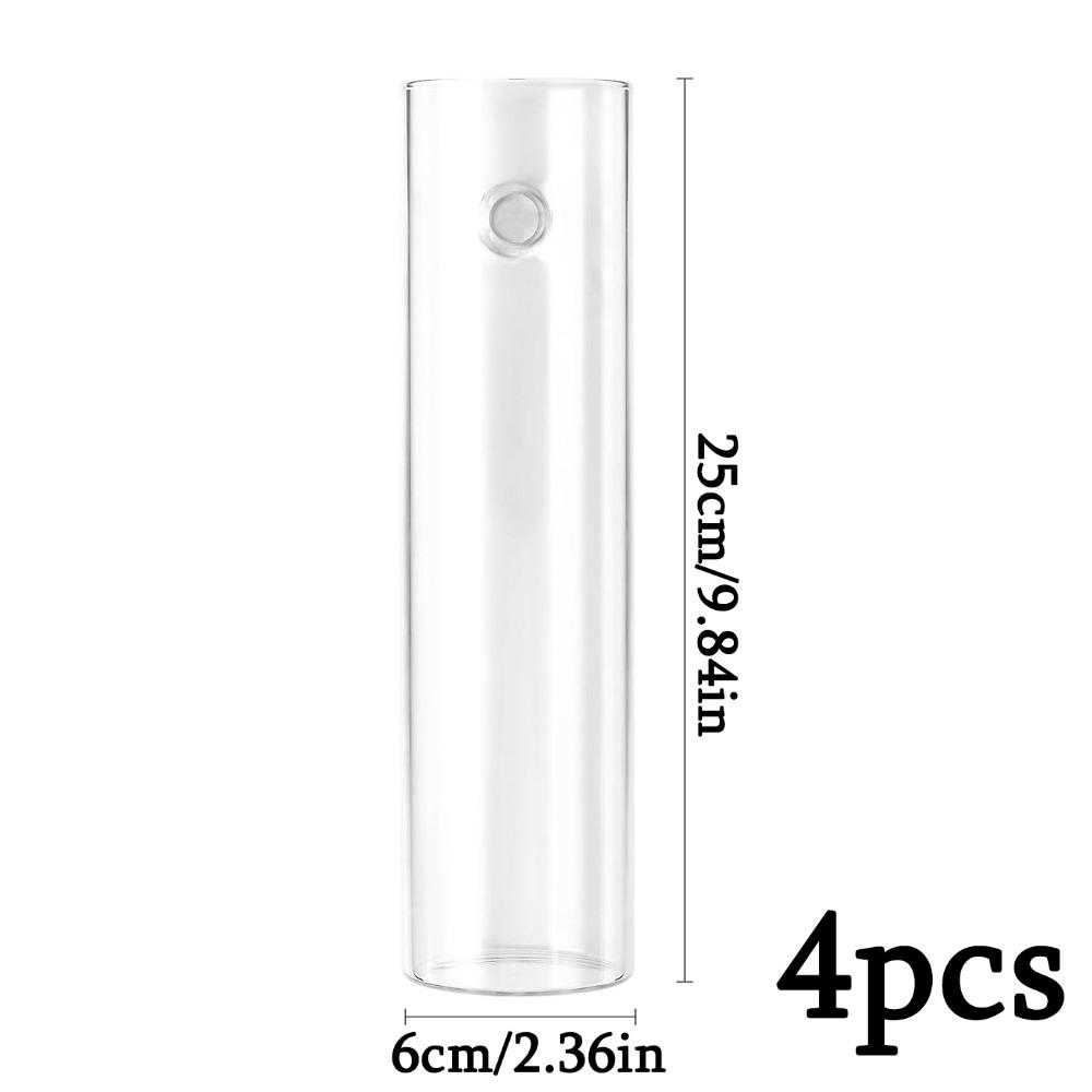 4pcs Propagation Station Wall Planter Hanging Glass Tubes Flower Vase for Hydroponics Plants Bathroom Home Office Living Room Decor Gift Cylinder 4pcs
4pcs Propagation Station Wall Planter Hanging Glass Tubes Flower Vase for Hydroponics Plants Bathroom Home Office Living Room Decor Gift Cylinder 4pcs