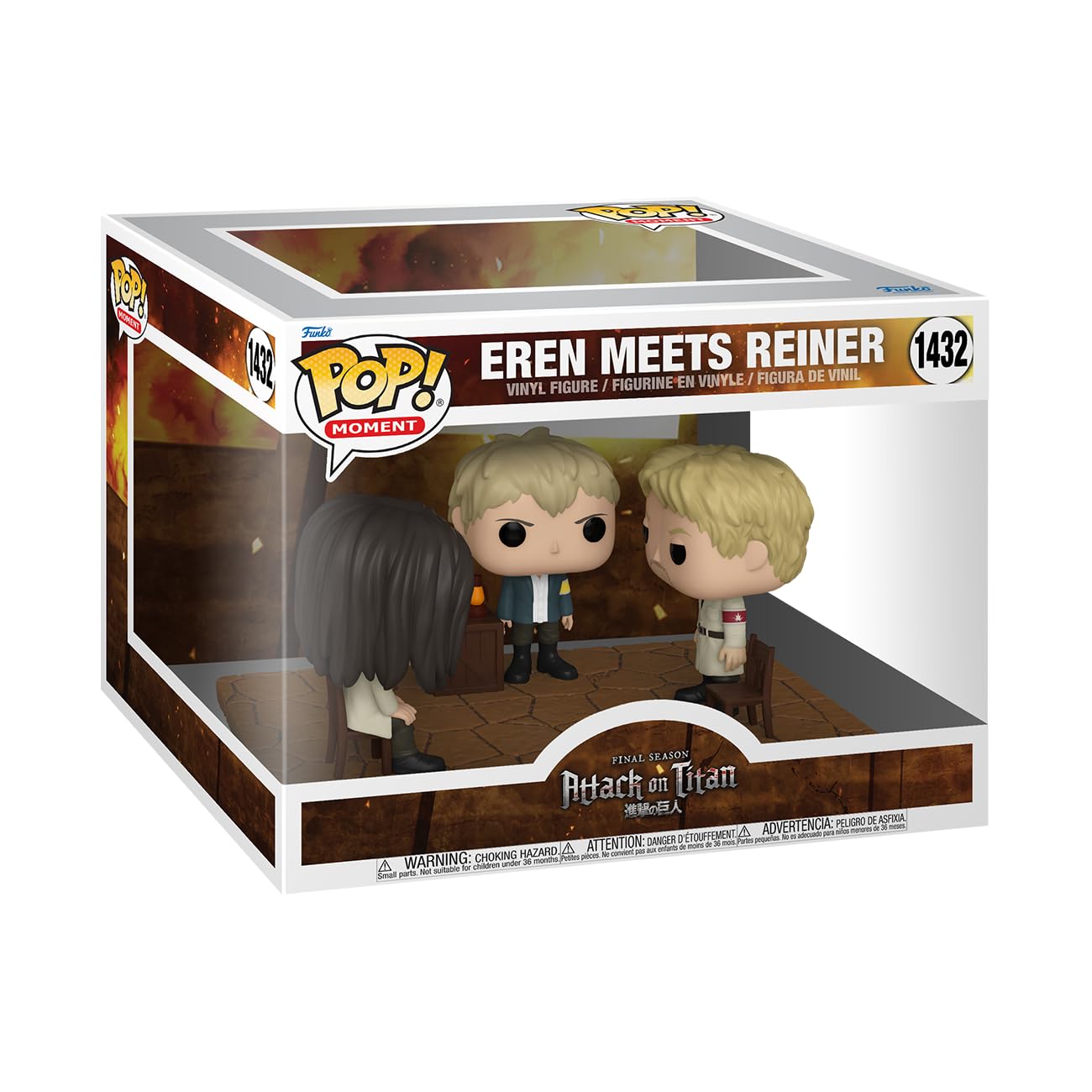 Funko POP! Момент: Атака титанов - Эрен Йегер встречает Райнера - Коллекционная виниловая фигурка - Идея для подарка - Официальный товар - Для детей и взрослых -
Funko POP! Момент: Атака титанов - Эрен Йегер встречает Райнера - Коллекционная виниловая фигурка - Идея для подарка - Официальный товар - Для детей и взрослых -