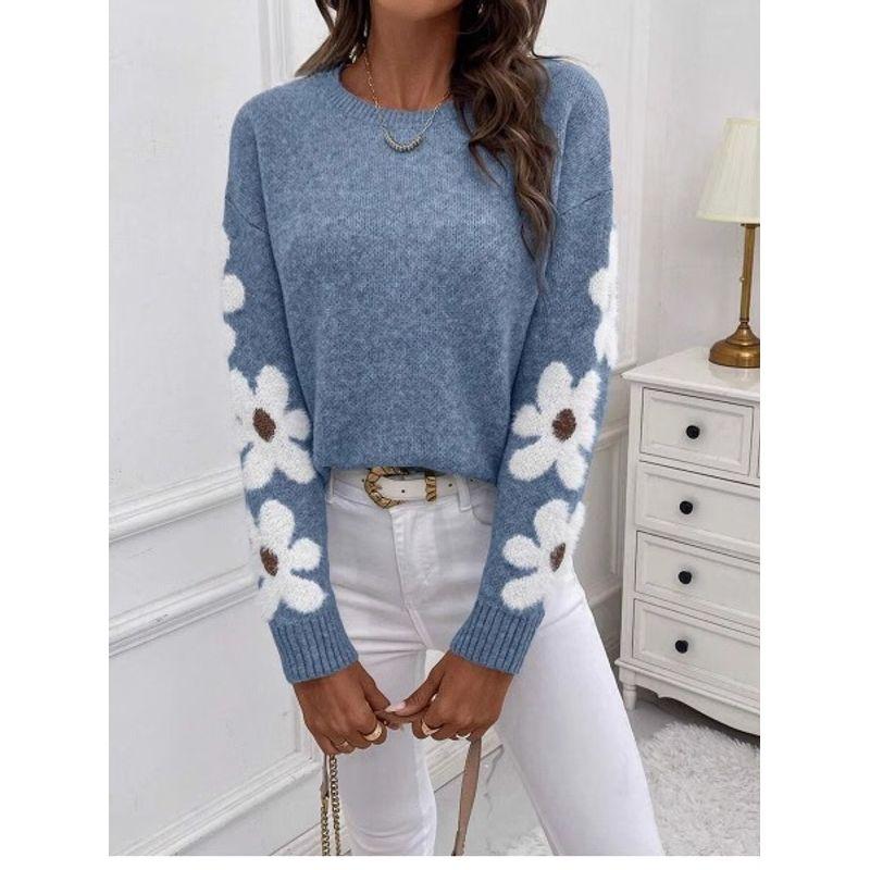 2025 Autumn New European and American Fashion Flower Women Knitted Women clothes Sweater Top Outerwear Peacock Blue XL
2025 Autumn New European and American Fashion Flower Women Knitted Women clothes Sweater Top Outerwear Peacock Blue XL