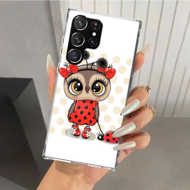 Мультяшная Милая Сова LoveLy Чехол для Телефона для Samsung Galaxy S26 S24 S23 Ultra S25 Edge S22 S21 Plus S20 FE + Мягкий Печатный Чехол Funda Ga Samsung S20 FE
Мультяшная Милая Сова LoveLy Чехол для Телефона для Samsung Galaxy S26 S24 S23 Ultra S25 Edge S22 S21 Plus S20 FE + Мягкий Печатный Чехол Funda Ga Samsung S20 FE