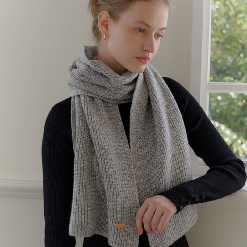 YUPPE MIX WOOL KNIT MUFFLER (2 colors) GRAY
YUPPE MIX WOOL KNIT MUFFLER (2 colors) GRAY