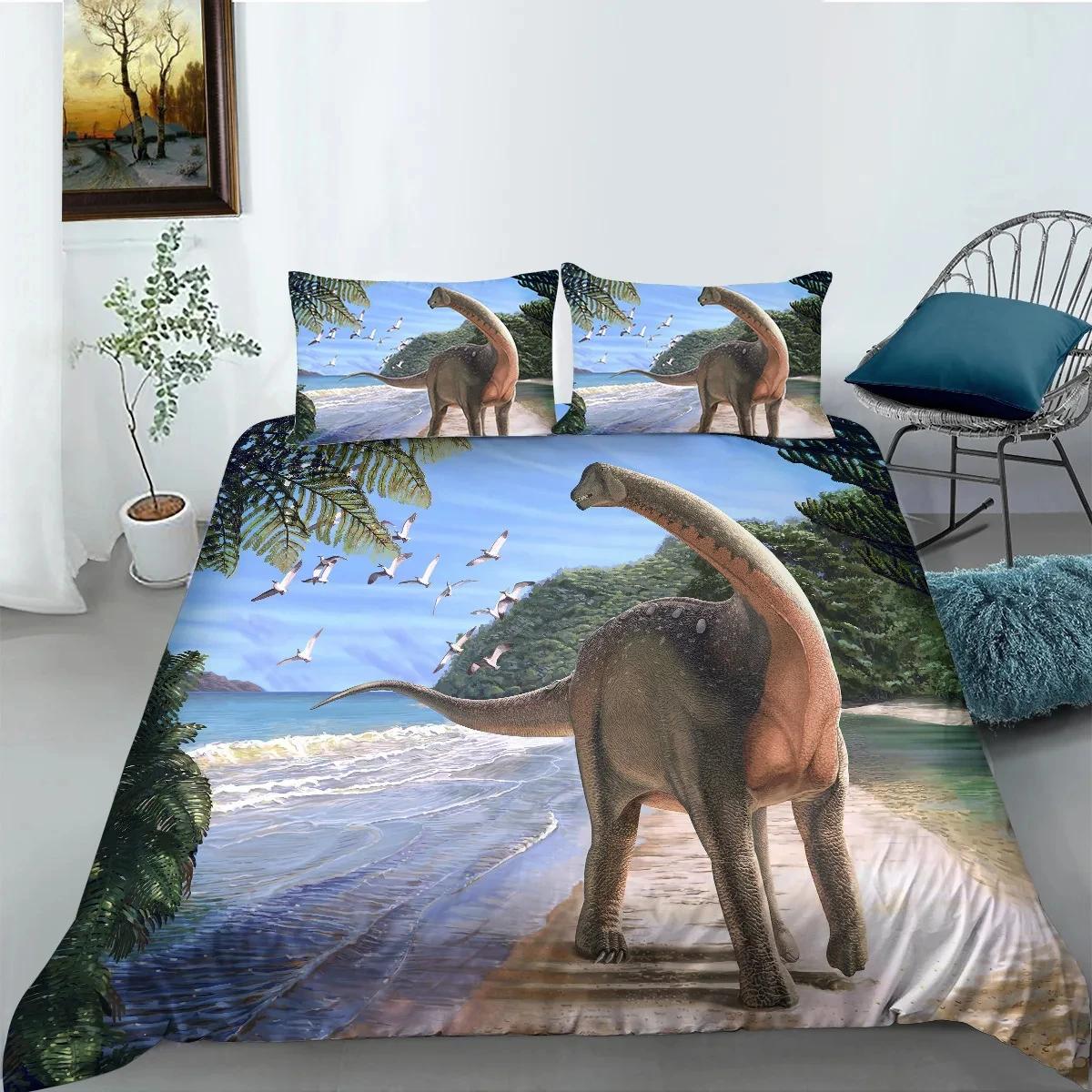 Comforter Jurassic Dinosaur For Boys King/Queen Size Polyester Bedding Set Big Stegosaurus Brontosaurus Pterosaur Comforter (quilt)-EU Single(135*200cm)3pcs
Comforter Jurassic Dinosaur For Boys King/Queen Size Polyester Bedding Set Big Stegosaurus Brontosaurus Pterosaur Comforter (quilt)-EU Single(135*200cm)3pcs