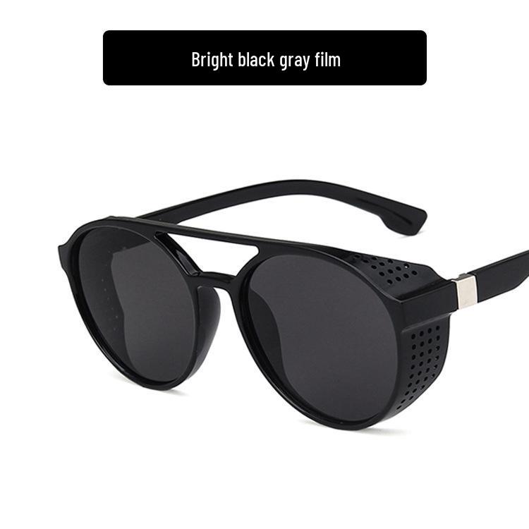 2020 Steampunk Double-Beam Round Sunglasses: Trendy European & American Windproof Style As Shown
2020 Steampunk Double-Beam Round Sunglasses: Trendy European & American Windproof Style As Shown