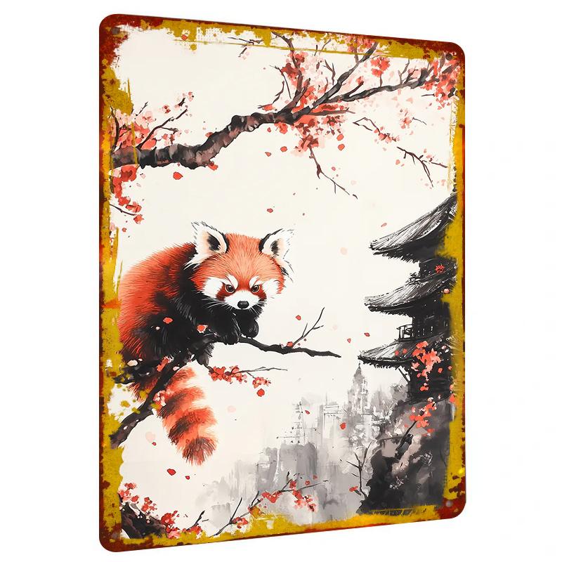 Chinese Style Red Panda Sakura Ancient Architecture Metal Iron Painting Home Wall Decor Mural 20x30cm(7.8x11.8inch)
Chinese Style Red Panda Sakura Ancient Architecture Metal Iron Painting Home Wall Decor Mural 20x30cm(7.8x11.8inch)