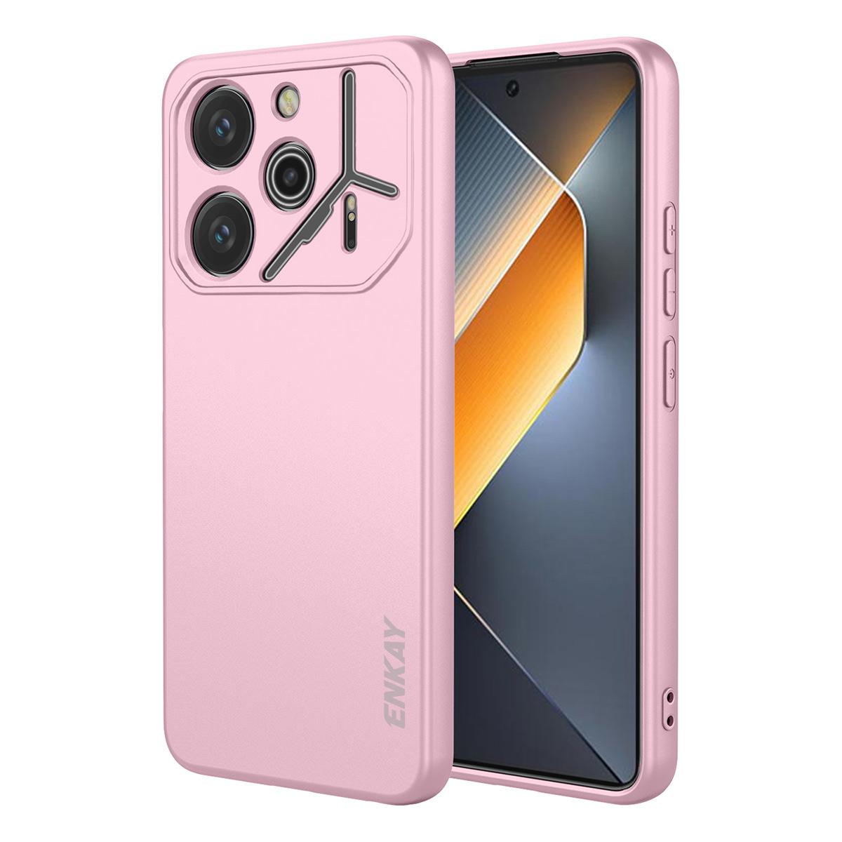 For TECNO Pova 6 4G Silicone Case ENKAY HAT PRINCE Straight Edge Cell Phone Back Cover Pink
For TECNO Pova 6 4G Silicone Case ENKAY HAT PRINCE Straight Edge Cell Phone Back Cover Pink