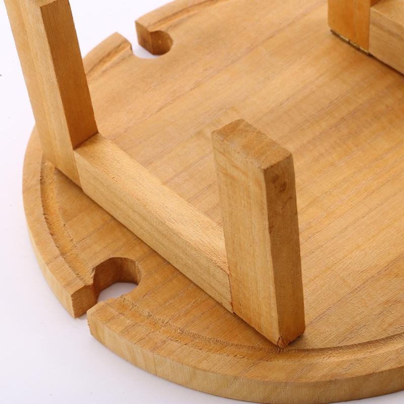 Wooden Outdoor Folding Picnic Table Portable Holder Round Foldable Desk Wine Glass Rack Collapsible Table For Garden
Wooden Outdoor Folding Picnic Table Portable Holder Round Foldable Desk Wine Glass Rack Collapsible Table For Garden