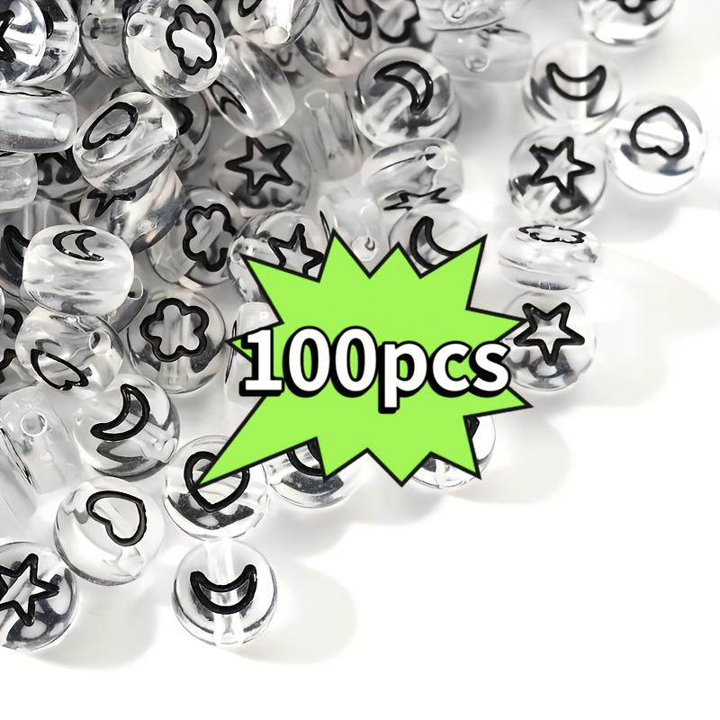 100 7mm acrylic transparent disc beads - various patterns - used for DIY bracelet and necklace jewelry making - used for handicr 100pcs чорний
100 7mm acrylic transparent disc beads - various patterns - used for DIY bracelet and necklace jewelry making - used for handicr 100pcs чорний