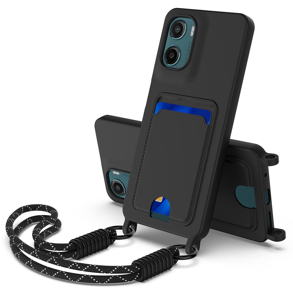 Для Motorola Moto G05 4G/E15 4G Чохол з рідкого силікону Задня кришка телефону з тримачем для карток та коротким ремінцем
Для Motorola Moto G05 4G/E15 4G Чохол з рідкого силікону Задня кришка телефону з тримачем для карток та коротким ремінцем