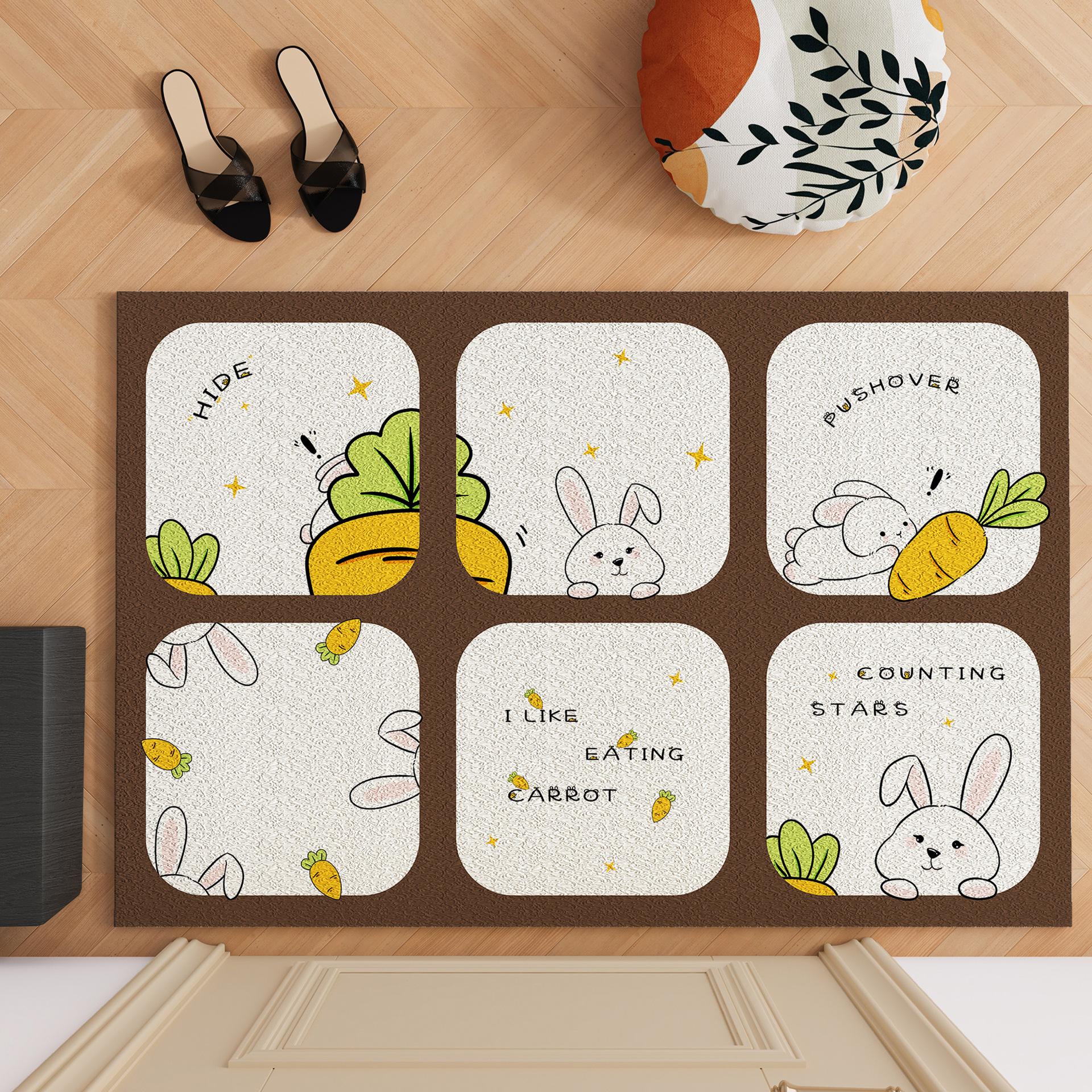 Cartoon Fun Door Floor Mat Household Door Scraping Mud Rubbing Soil Silk Ring Foot Pad Entrance Can Be Cut Dirt-Resistant Floor Mat 40 * 60Cm (silk circle)
Cartoon Fun Door Floor Mat Household Door Scraping Mud Rubbing Soil Silk Ring Foot Pad Entrance Can Be Cut Dirt-Resistant Floor Mat 40 * 60Cm (silk circle)