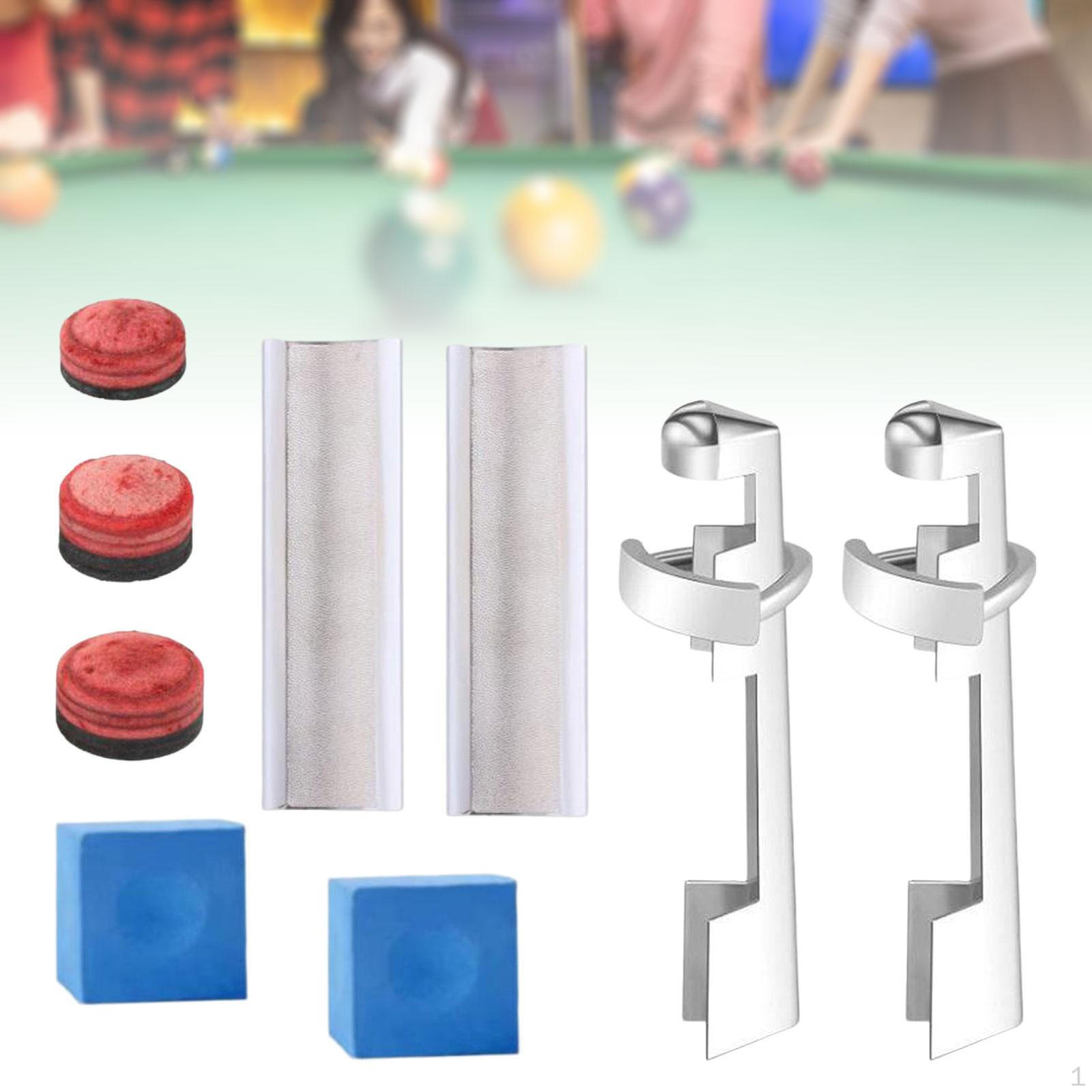 9 Pieces Pool Cue Chip Repair Kit Chalk Cube Billiard Replacement for Game Play Argent Shaper
9 Pieces Pool Cue Chip Repair Kit Chalk Cube Billiard Replacement for Game Play Argent Shaper