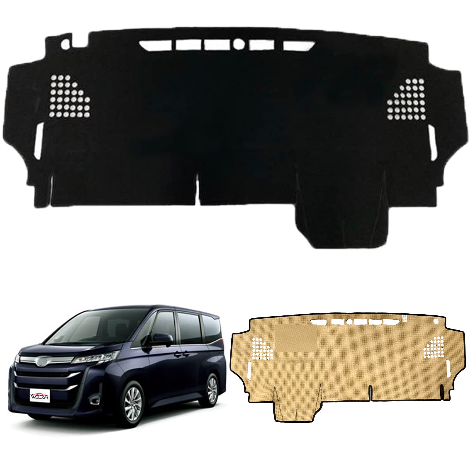 Коврик на приборную панель WeCar для новой 90-й серии 90 Замша Однотонный Без дисплея Совместимый 2022 Накидка на приборную панель от солнца УФ Легкая установка Voxy/Noah (Ной/Серия Ной) -
Коврик на приборную панель WeCar для новой 90-й серии 90 Замша Однотонный Без дисплея Совместимый 2022 Накидка на приборную панель от солнца УФ Легкая установка Voxy/Noah (Ной/Серия Ной) -