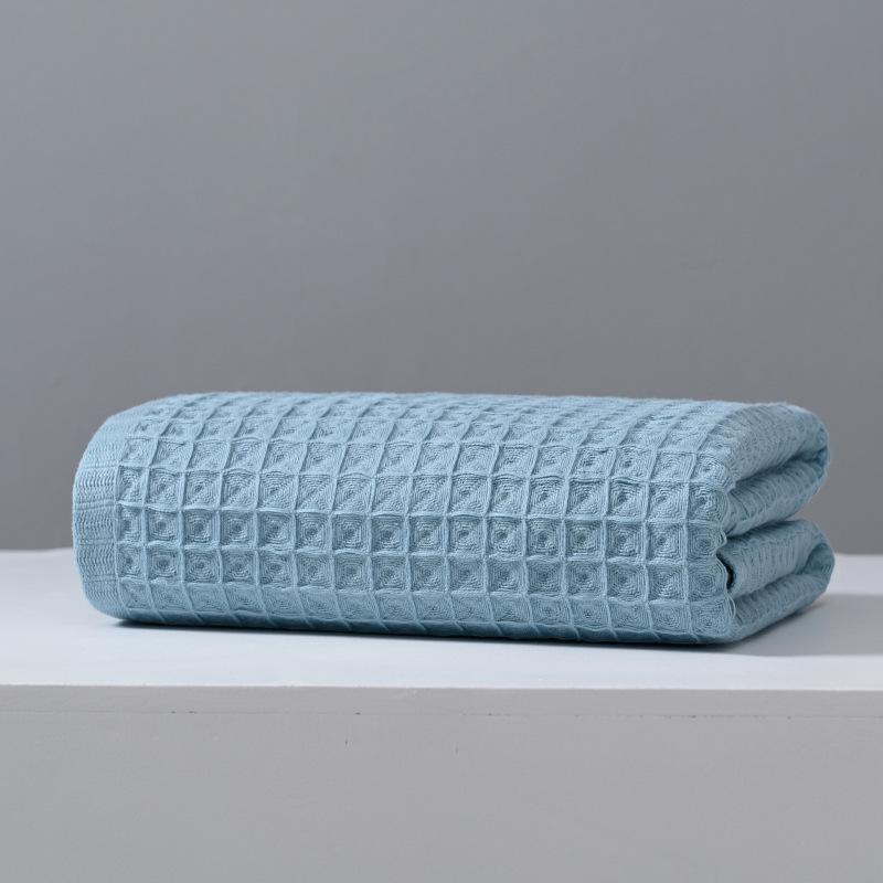 Japanese Style Pure Cotton Waffle Bath Towel - Quick-Drying, Breathable, Absorbent Honeycomb Mesh for Adults 70*140 cm синий
Japanese Style Pure Cotton Waffle Bath Towel - Quick-Drying, Breathable, Absorbent Honeycomb Mesh for Adults 70*140 cm синий